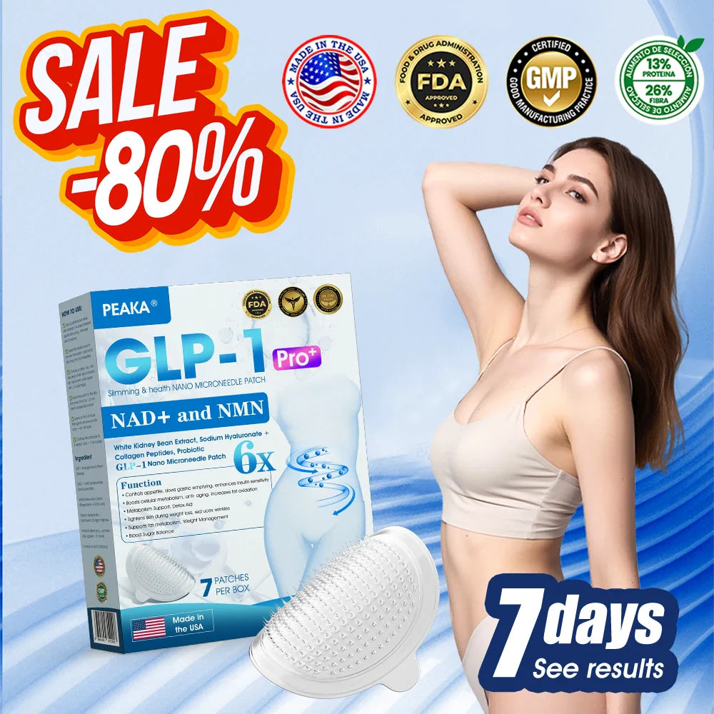 【Last Day Promotion 80% OFF🥇】PEAKA® & NAD+ Slimming & health NANO MICRONEEDLE PATCH🇺🇸(Zero Pain. 24/7 Release | Lose 20lbs FAST | 90% Sugar Drop | )👨‍⚕️