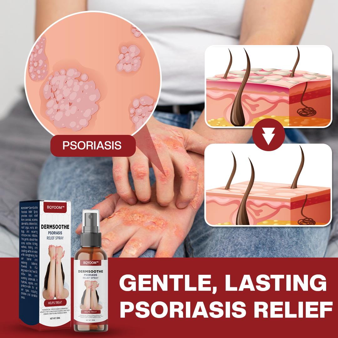 BQYOOMTM DermSoothe Psoriasis Relief Spray