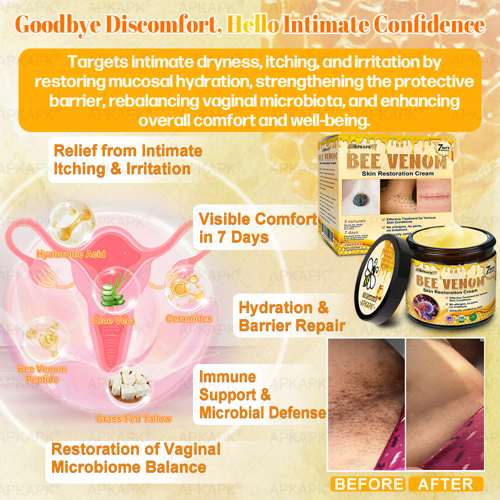 Made and Shipped from USA ✨✨𝖠𝖯𝖪𝖠𝖯𝖪® 𝖡𝖾𝖾 𝗏𝖾𝗇𝗈𝗆 𝖲𝗄𝗂𝗇 𝖱𝖾𝗌𝗍𝗈𝗋𝖺𝗍𝗂𝗈𝗇 𝖢𝗋𝖾𝖺𝗆